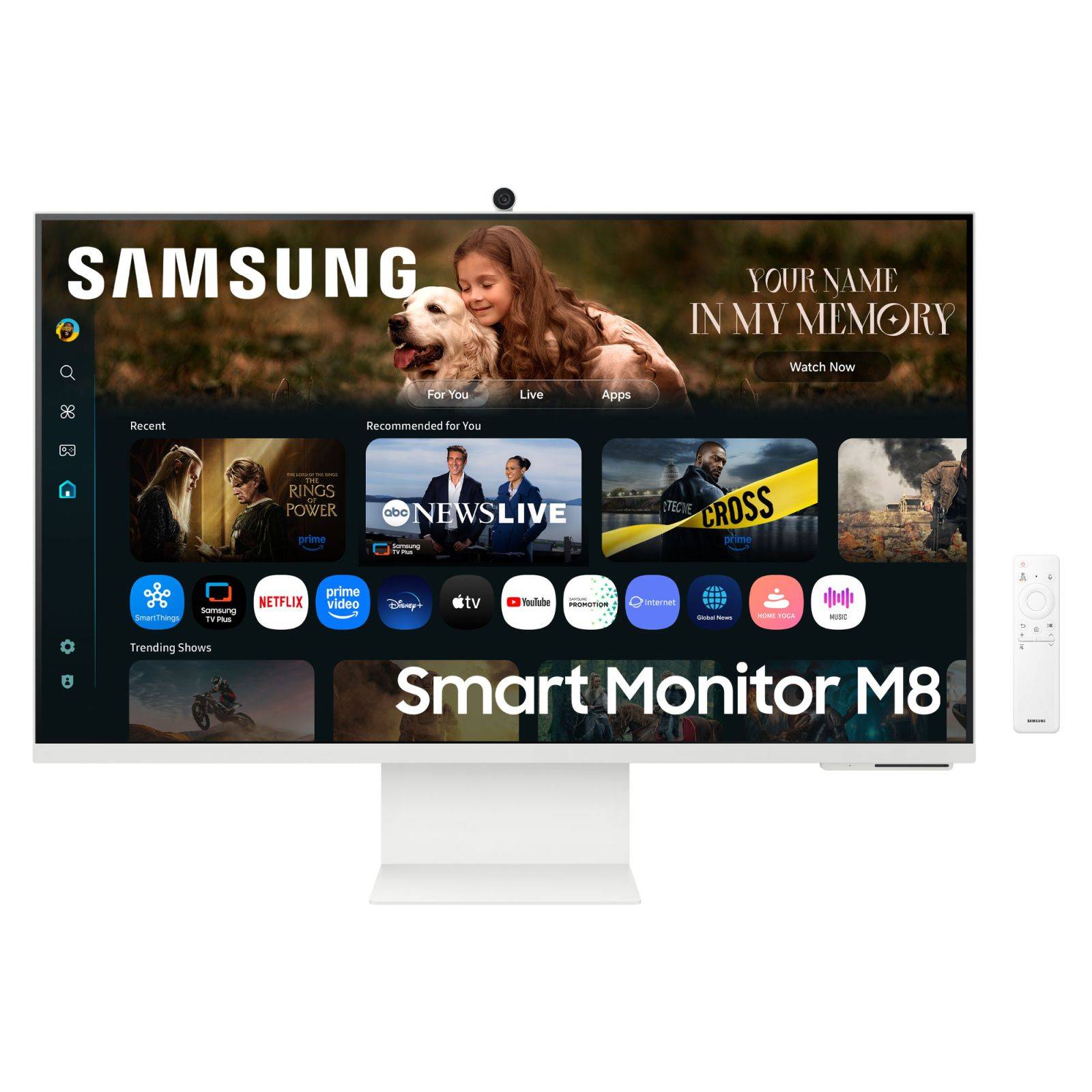 Samsung Vision AI M8 S32FM801UU 4K UHD Smart Monitor 81,3 cm (32"")-0