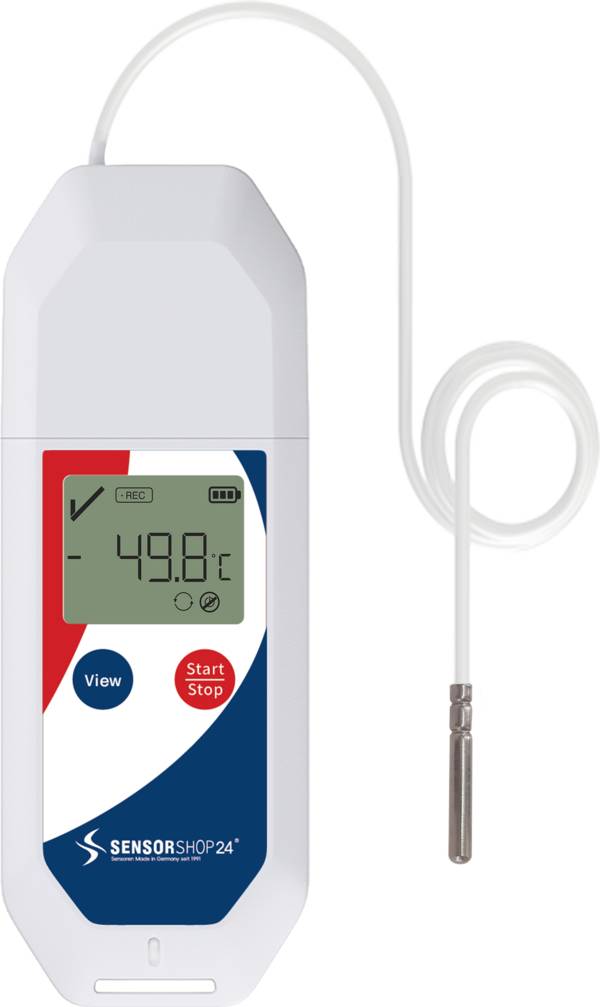 Multi-Use Temperaturdatenlogger mit externen Temperaturfühler & Display (-50 - 70°C)