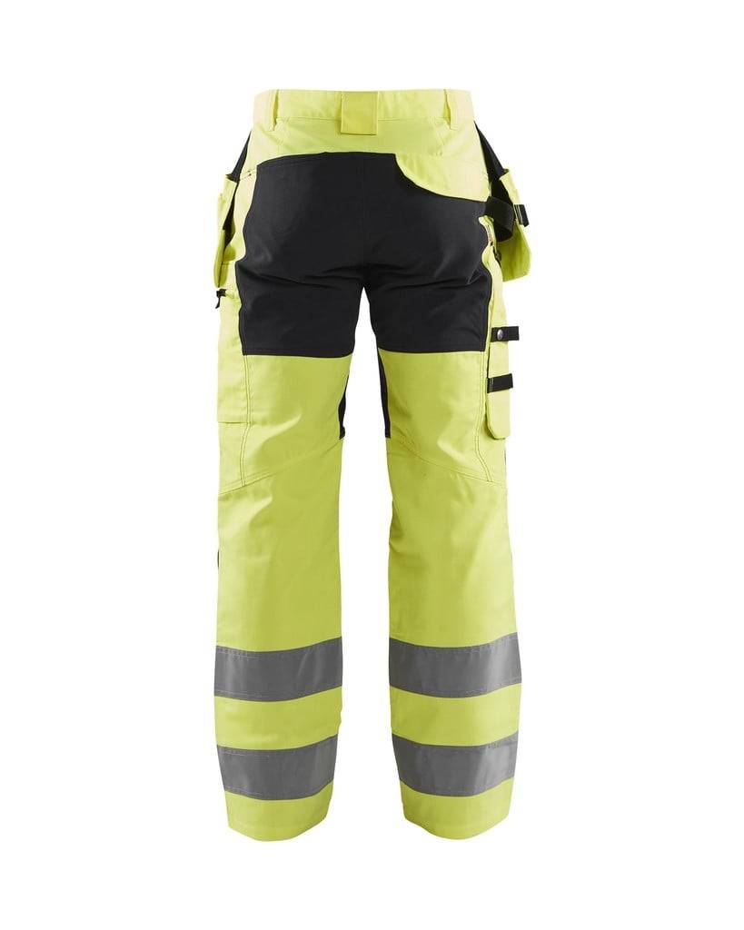 BLAKLÄDER Warnschutzbundhose 1552 HighVis gelb/schwarz Gr.D116 Arbeitshose-1