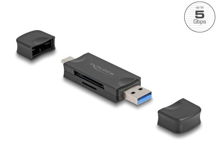 Delock Kartenleser (microSD, SD) - USB 3.0/USB-C-0