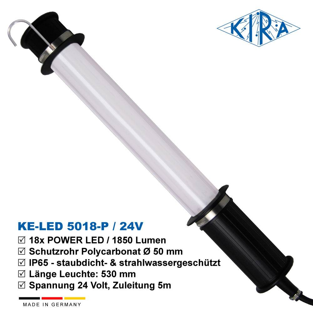 KIRA KE-LED 5018-P/24-05-ST IP65 Industrie-Handleuchte 24 Volt 1850 lm-2