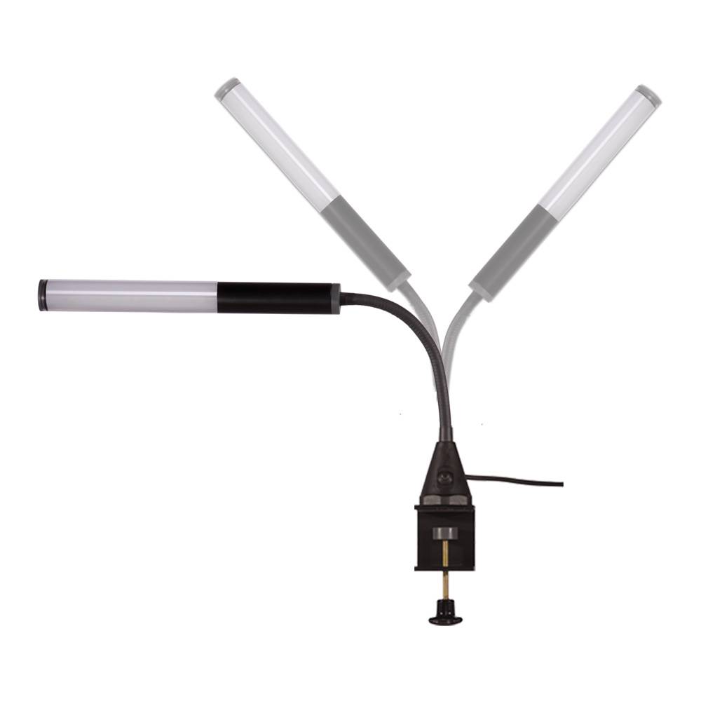 KIRA KE-LED 4010-P/A-K 230 500mm Flexarm Arbeitsplatzleuchte mit Schraubklemme 230 Volt 780 lm-1