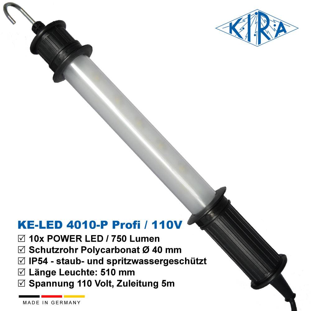 KIRA KE-LED 4010-P/110-05-0 IP54 Profi-Handleuchte 110 Volt 750 lm-1