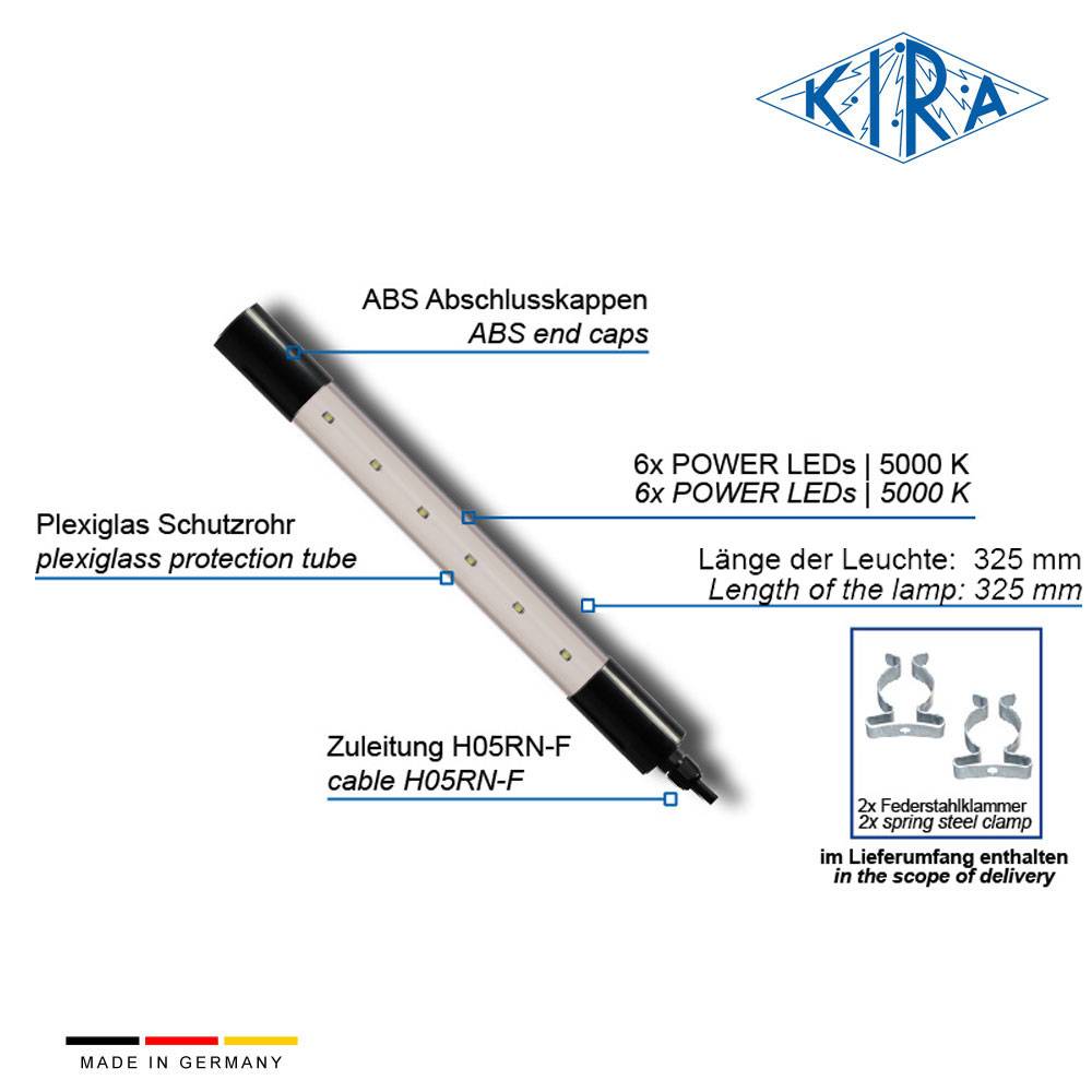 KIRA KE-LED-EA 3006-P/ 24-05-0 IP54 Rohrleuchte modular 24 Volt 650 lm-2