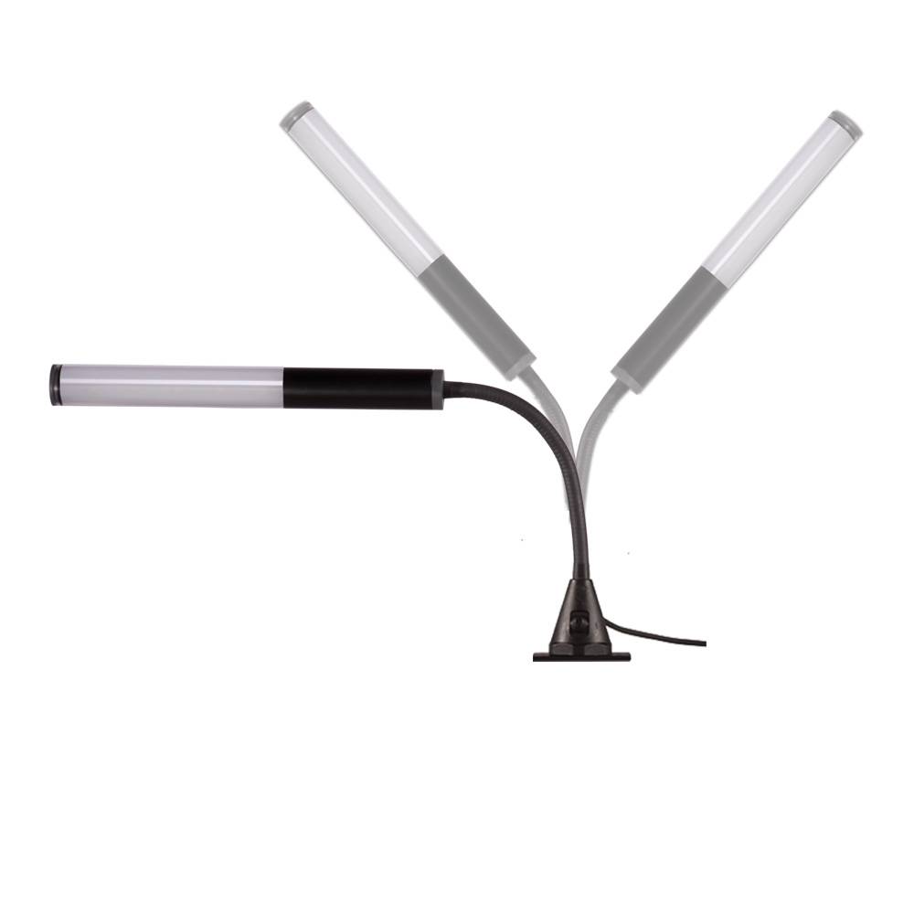 KIRA KE-LED 4010-P/A-P 230 300mm Flexarm Arbeitsplatzleuchte mit Anschraubplatte 230 Volt 780 lm-1