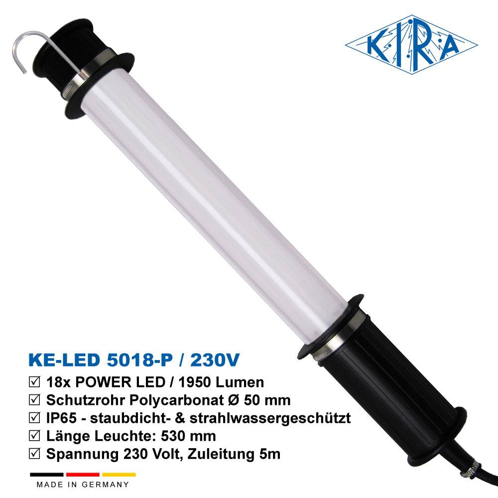 KIRA KE-LED 5018-P/230-05-ST IP65 Industrie-Handleuchte 230 Volt 1950 lm-2