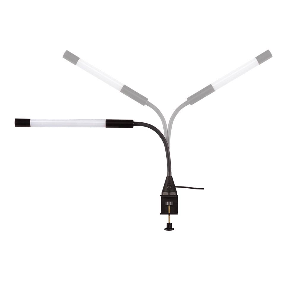 KIRA KE-LED 3006-P/A-K 230 400mm Flexarm Arbeitsplatzleuchte mit Schraubklemme 230 Volt 500 lm-1