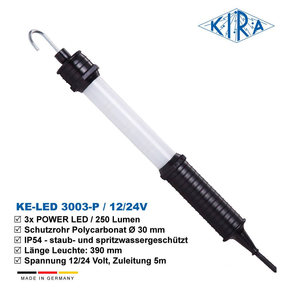 KIRA KE-LED 3003-P/ 12-24-05-0 IP54 Handleuchte 24 Volt 250 lm-2