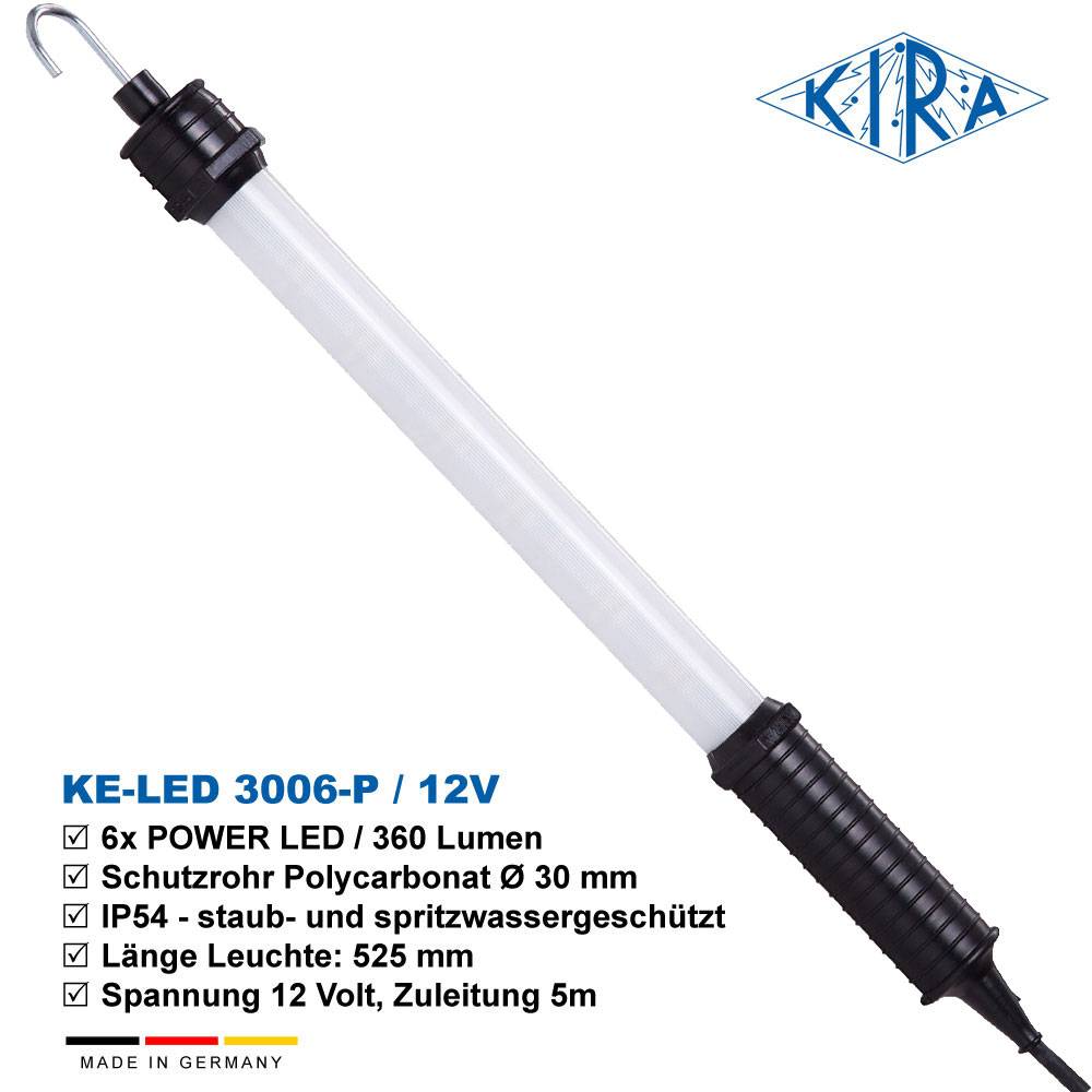 KIRA KE-LED 3006-P/ 12-05-0 IP54 Handleuchte 12 Volt 360 lm-2