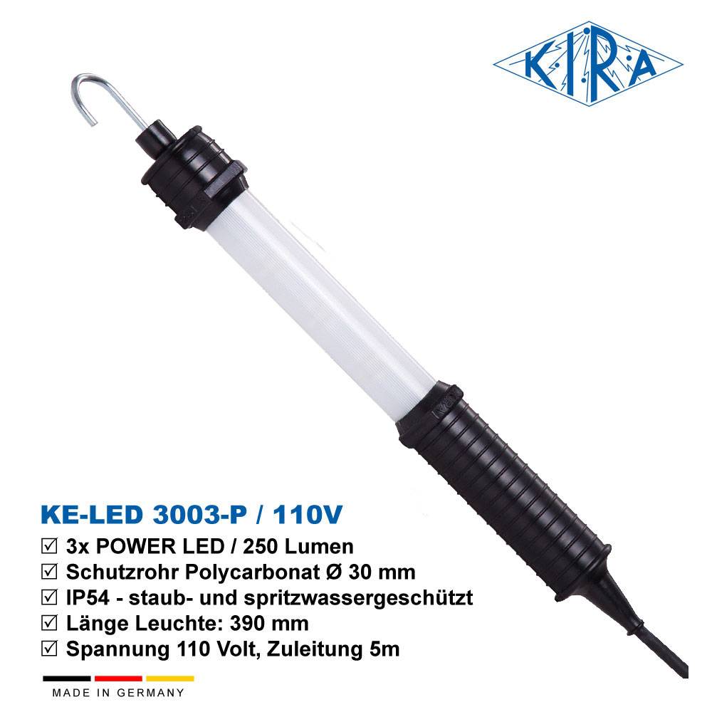 KIRA KE-LED 3003-P/110-05-0 IP54 Handleuchte 110 Volt 250 lm-2