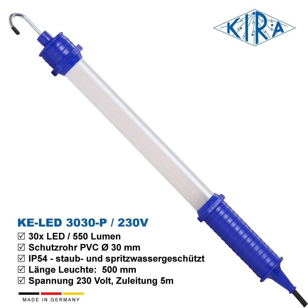 KIRA KE-LED 3030-P/230-05-St IP54 Handleuchte 230 Volt 550 lm-2