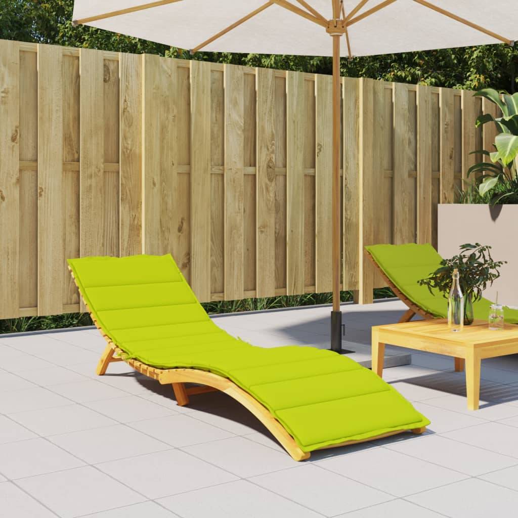 vidaXL Sonnenliegen-Auflage Hellgrün 200x60x3 cm Oxford-Gewebe-0