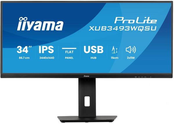 Iiyama ProLite XUB3493WQSU-B6 - LED-Monitor - 86.4 cm (34")