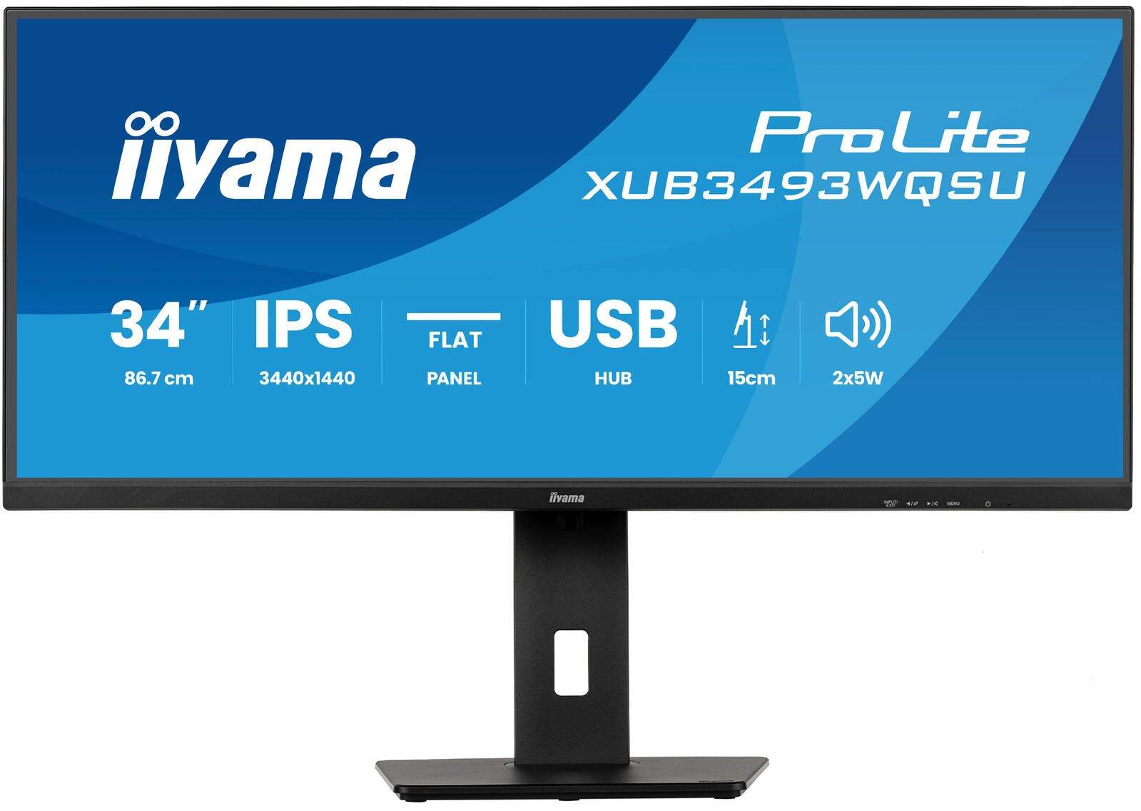 Iiyama ProLite XUB3493WQSU-B6 - LED-Monitor - 86.4 cm (34")-0