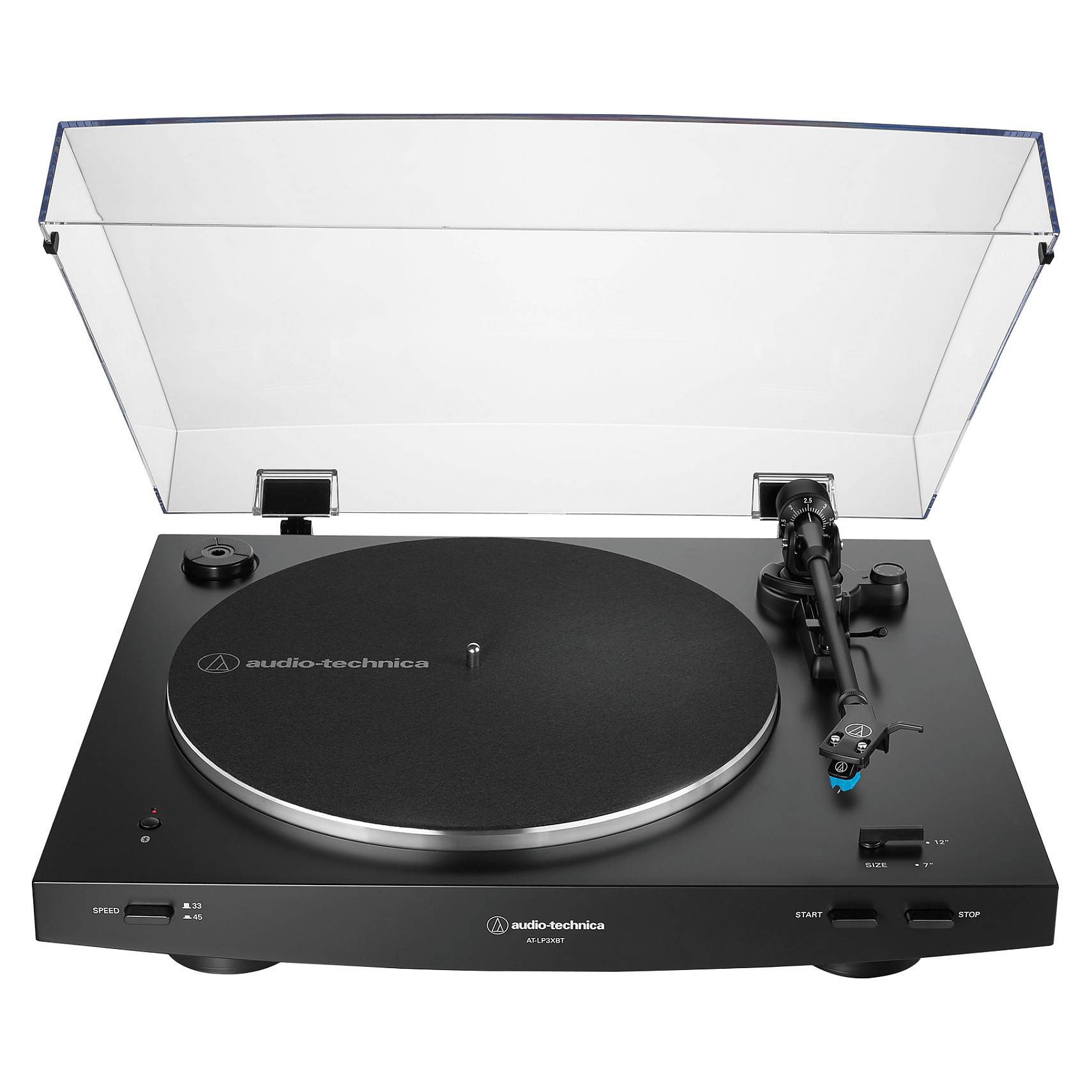 Audio-Technica Automatic Belt-Drive Turntable AT-LP3XBTBK Juodas - Schwarz-0