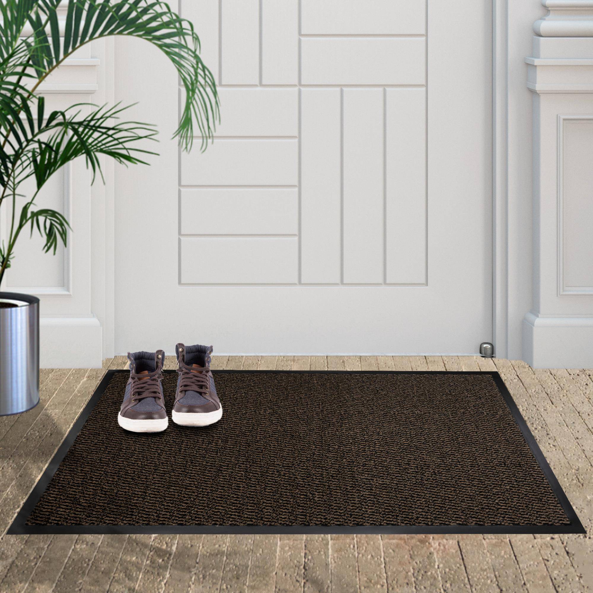 Furni24 Fußmatte - Braun-Schwarz, 120 x 180 cm-1