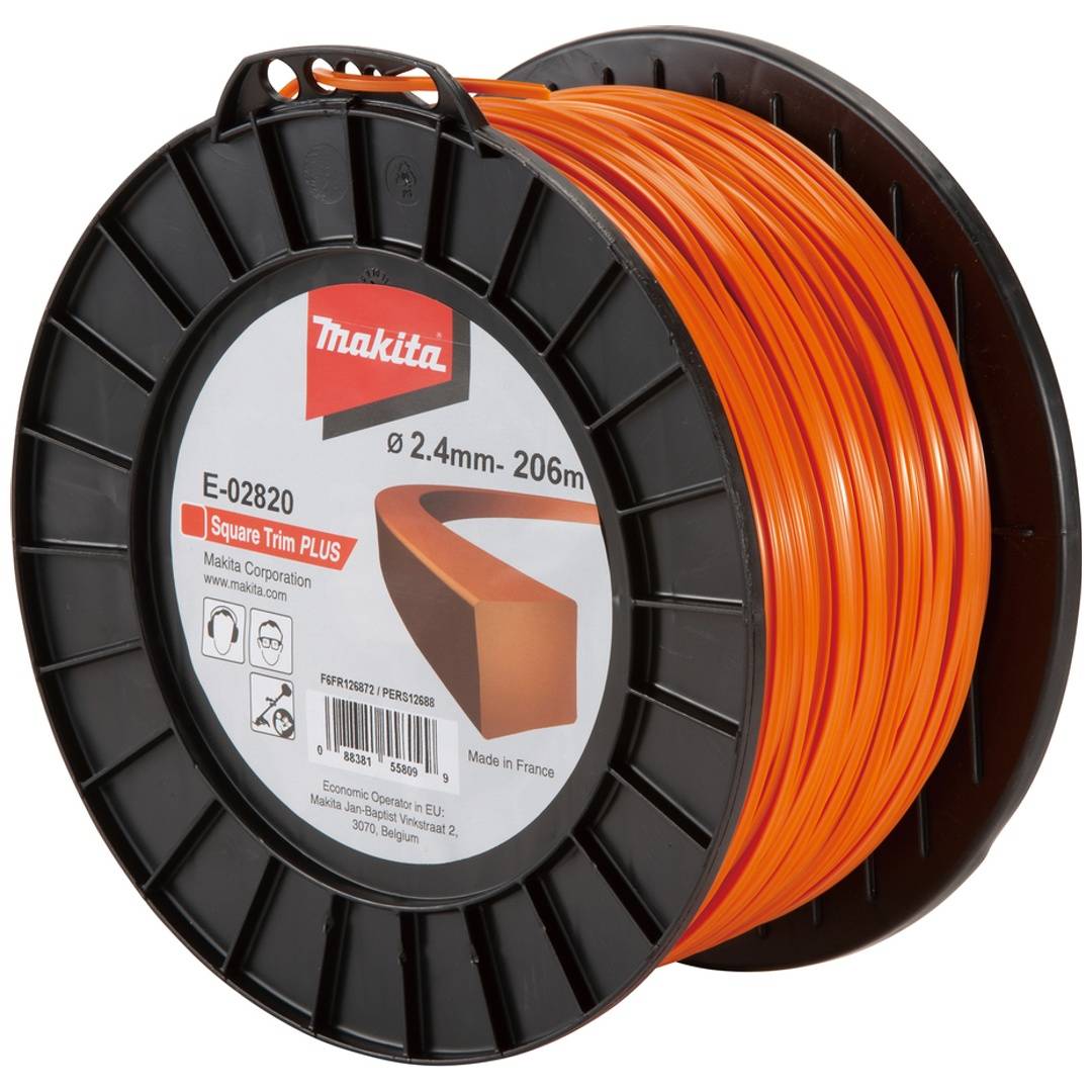 Makita Mähfaden 4kant 2,4 mm x 206 m-0