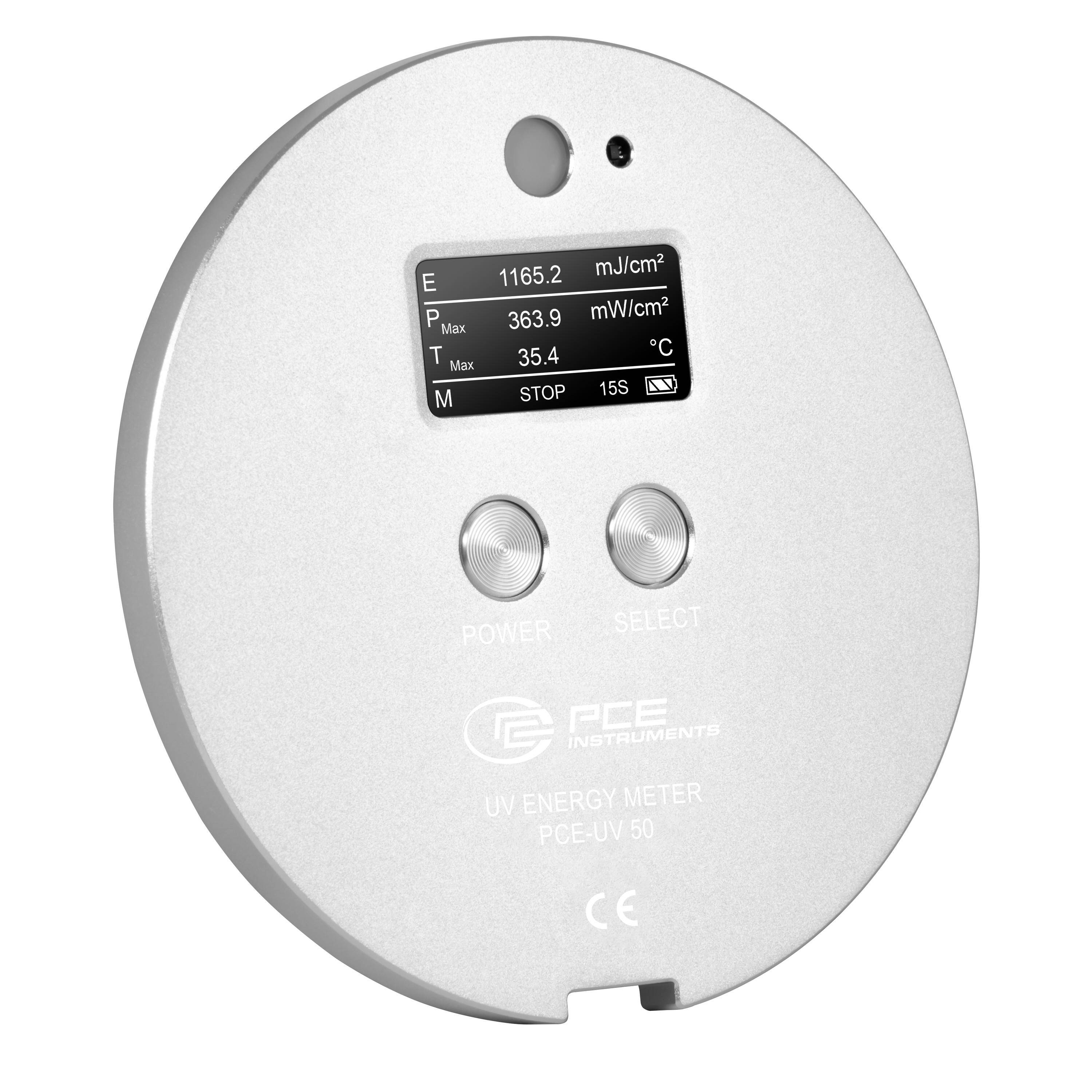 PCE Instruments PCE-UV 50 PCE-UV 50 UV-Messgerät 0 - 40000 mW/cm²-0