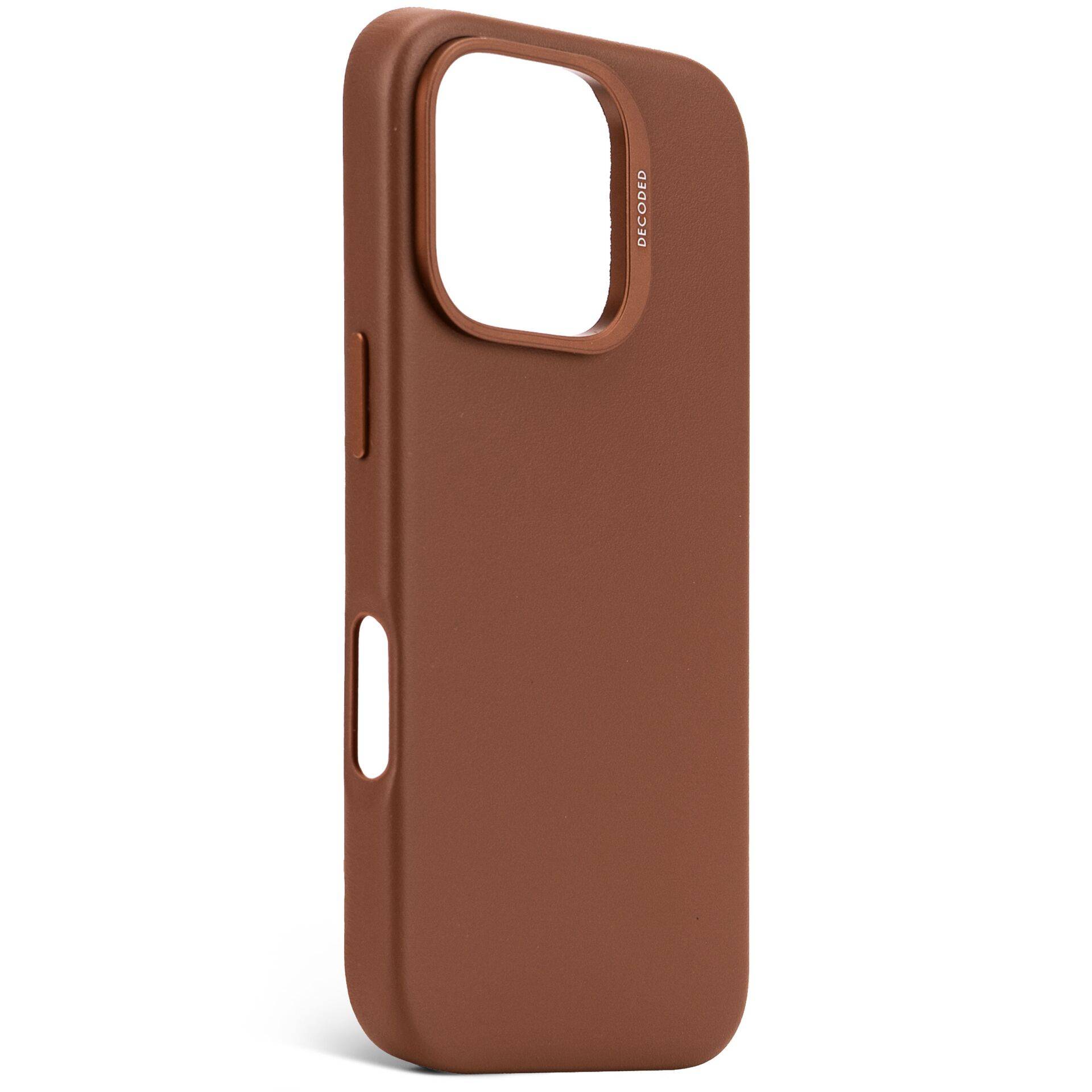 DECODED - Leather Backcover iPhone 16 Pro Tan-1