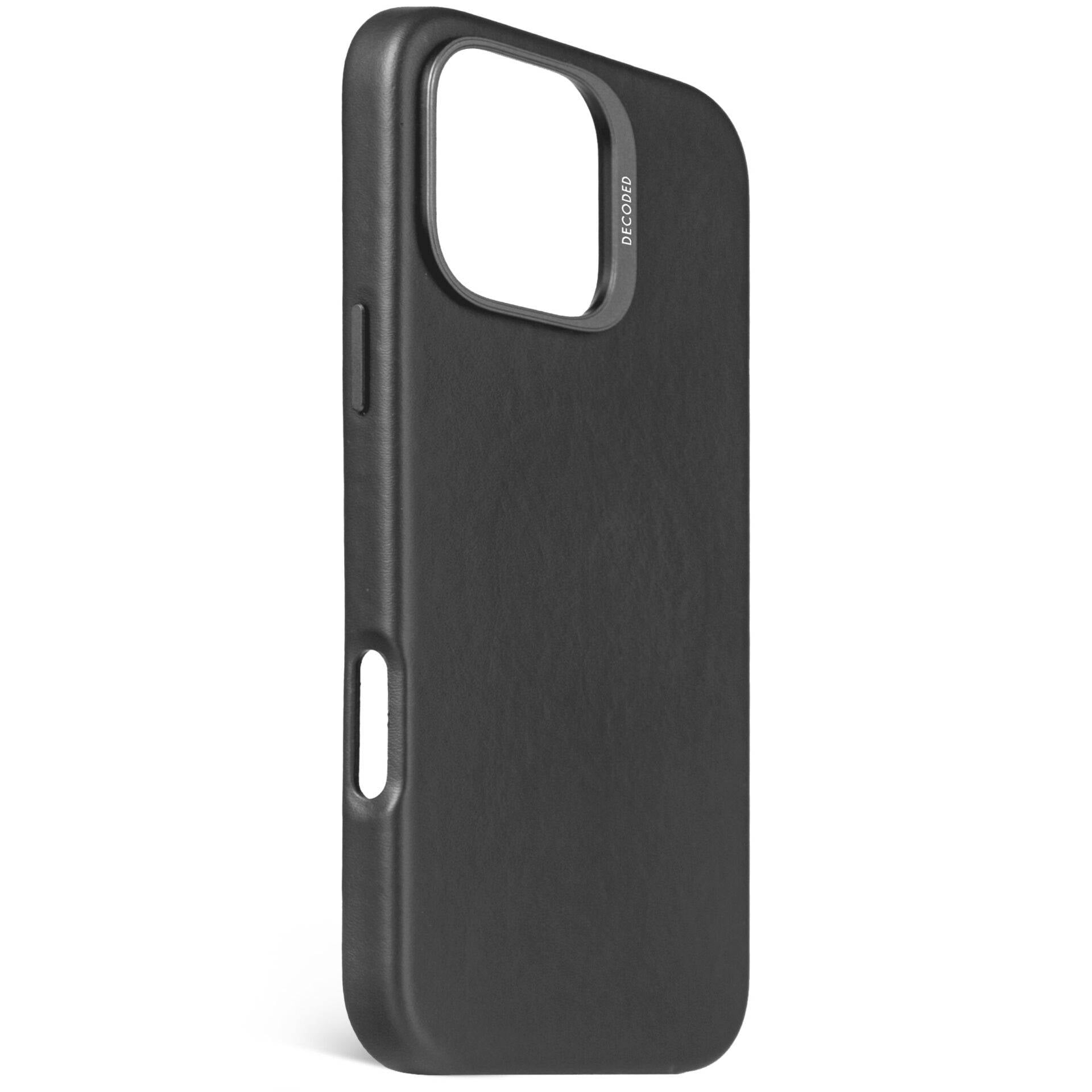 DECODED - Leather Backcover iPhone 16 Pro Max Black-2