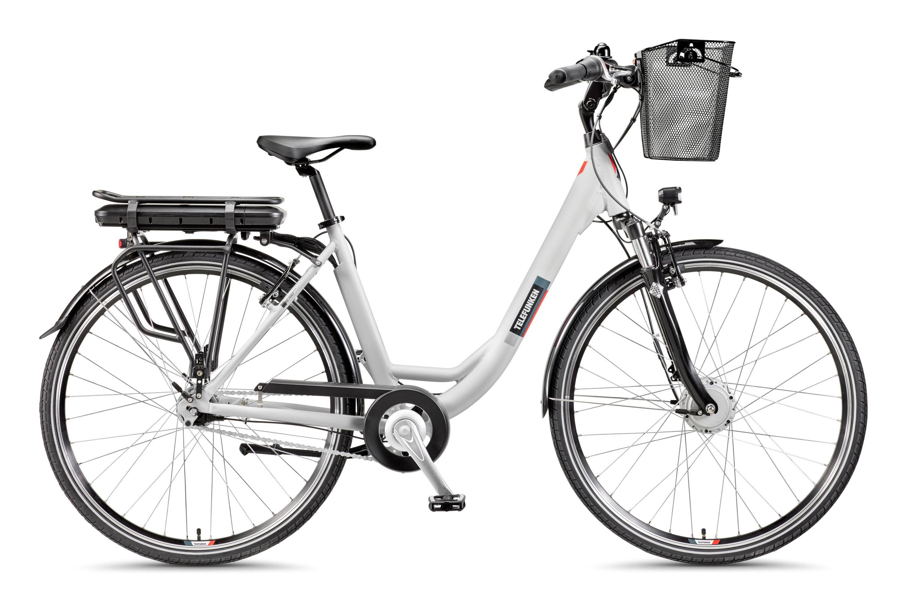 Telefunken City E-Bike | Elektrofahrrad 28 Zoll | 7-Gang Nabenschaltung | Frontmotor | 536,5Wh Akku | EBike Pedelec-1