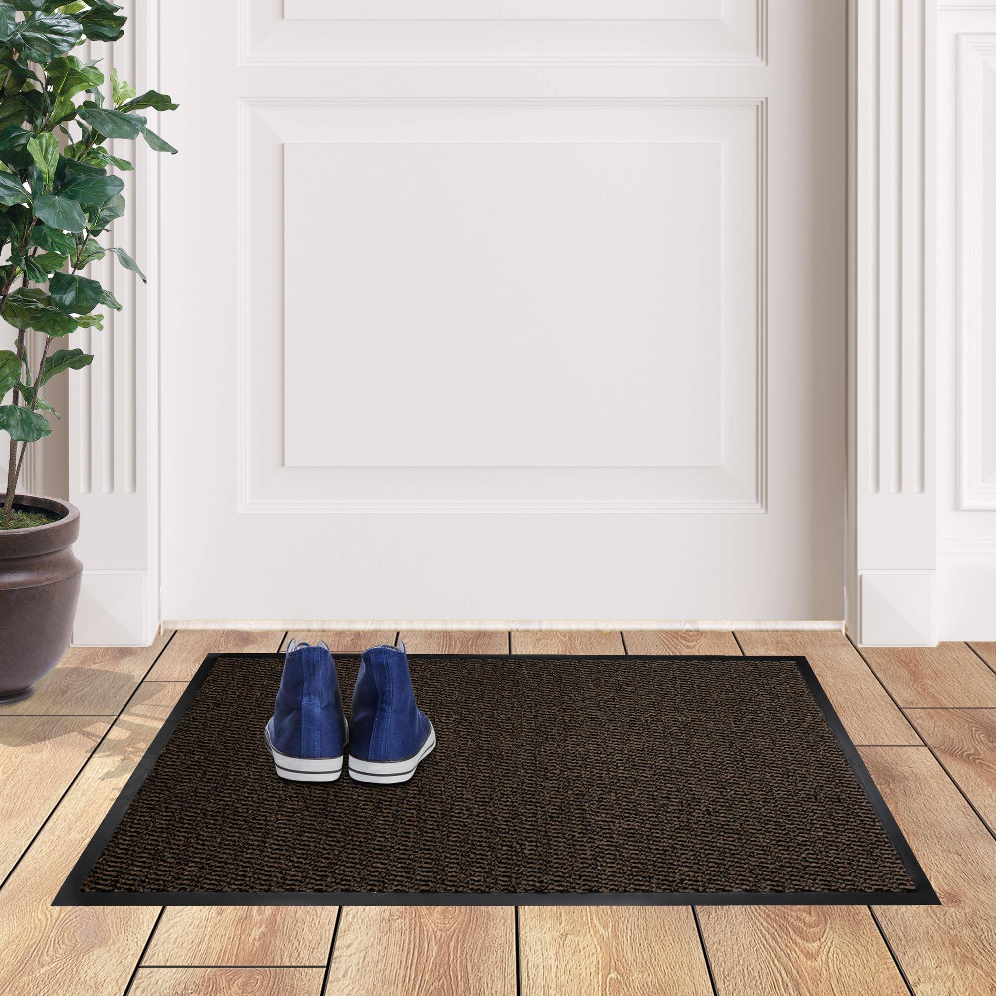Furni24 Fußmatte - Braun-Schwarz, 60 x 90 cm-3