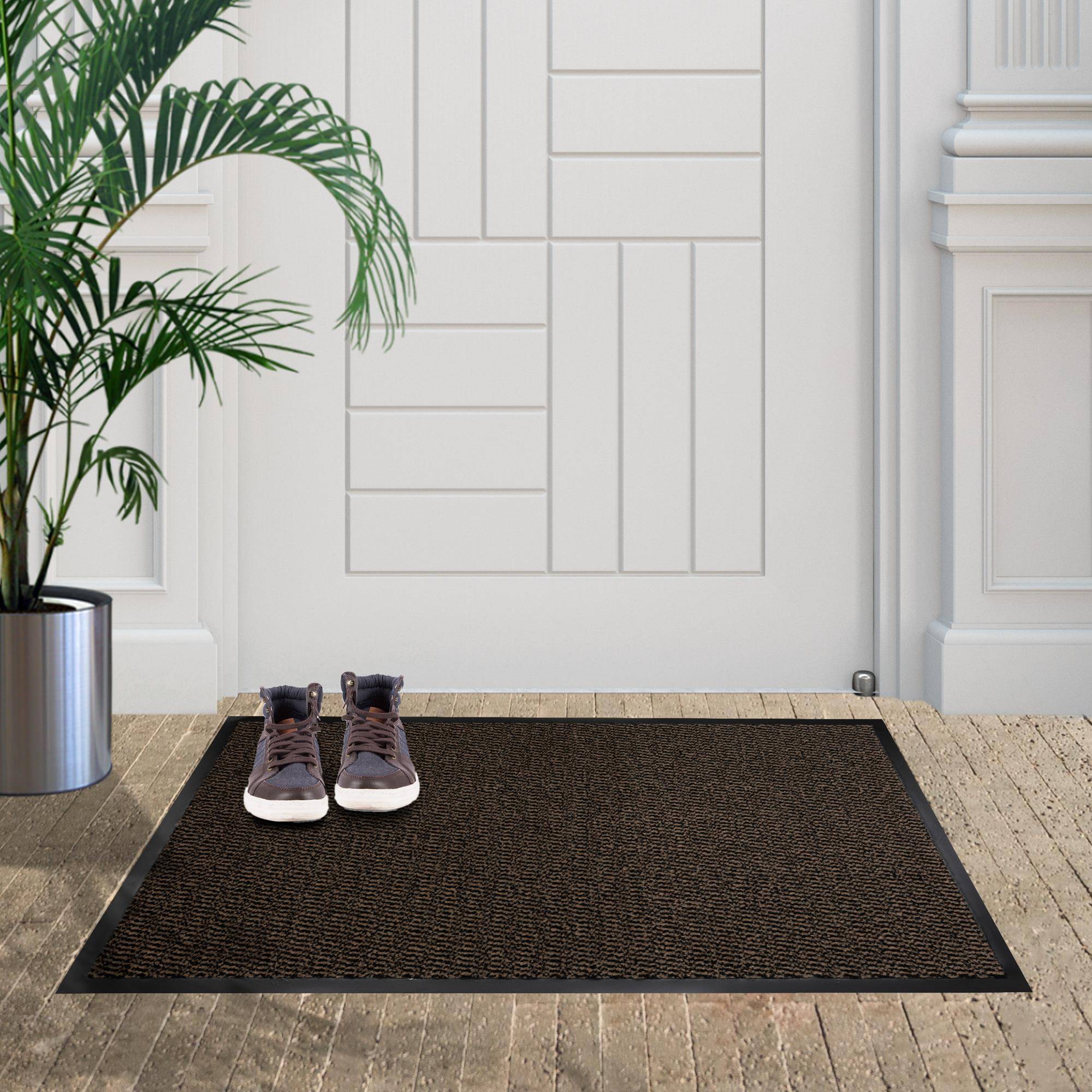 Furni24 Fußmatte - Braun-Schwarz, 60 x 90 cm-4