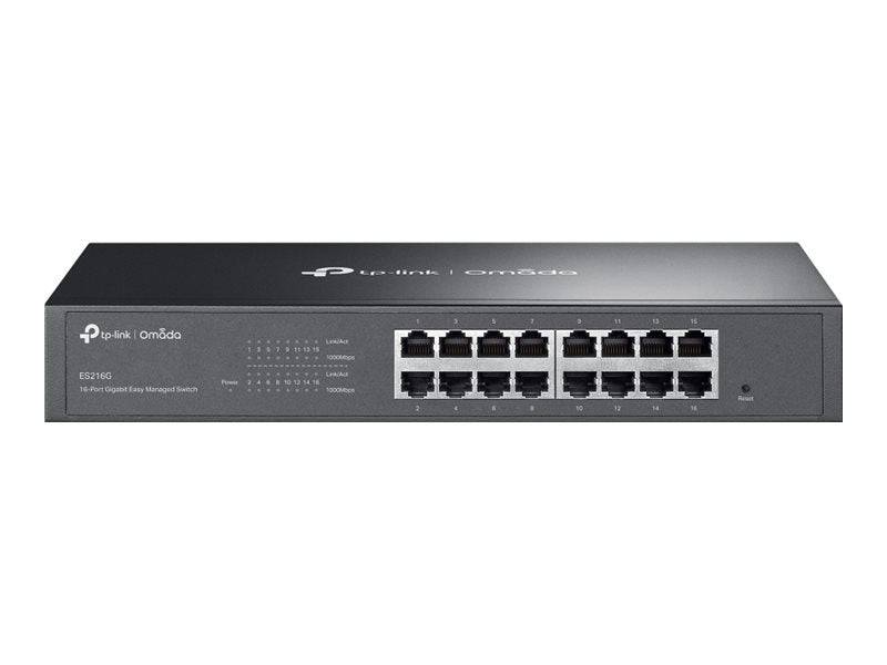 TP-LINK Omada ES216G, Managed, L2, Gigabit Ethernet (10/100/1000), Rack-Einbau-0