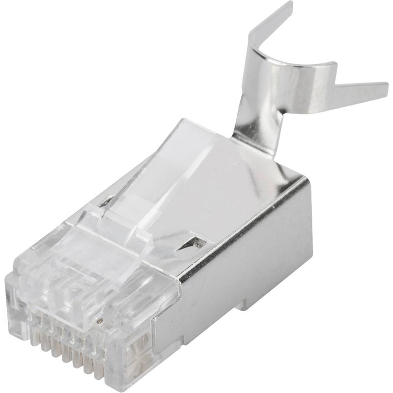 DIGITUS Modularstecker Cat6A für Rundkabel geschirmt 100S-0