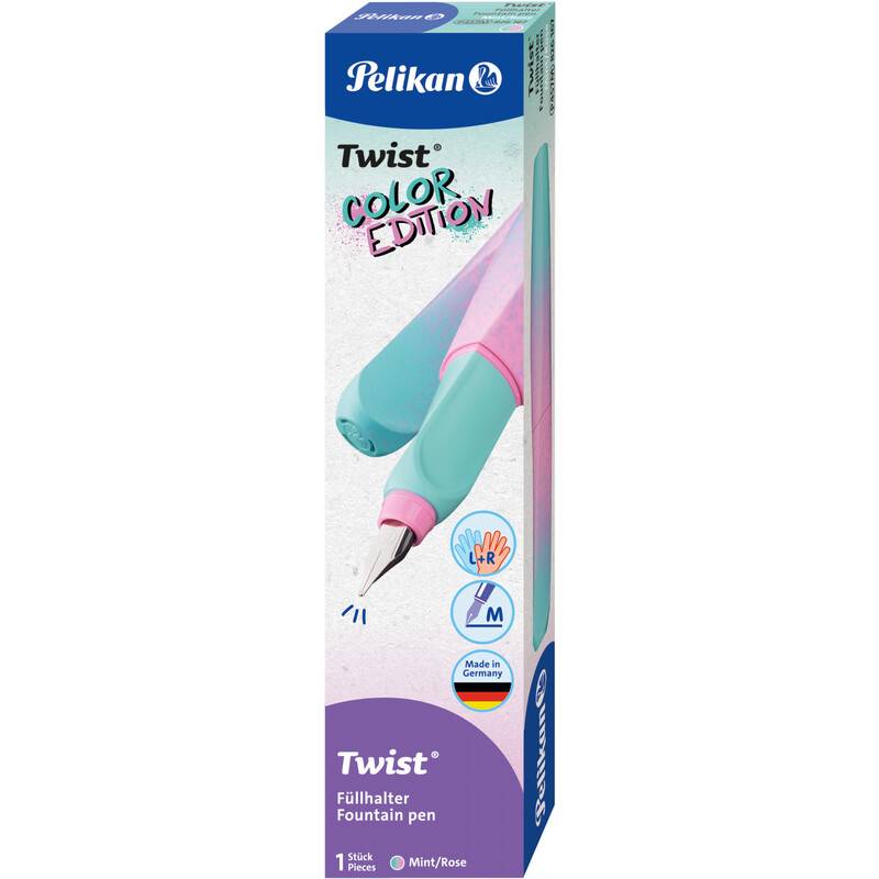 Pelikan Twist Füllhalter Color Edition, mint/rosé-0