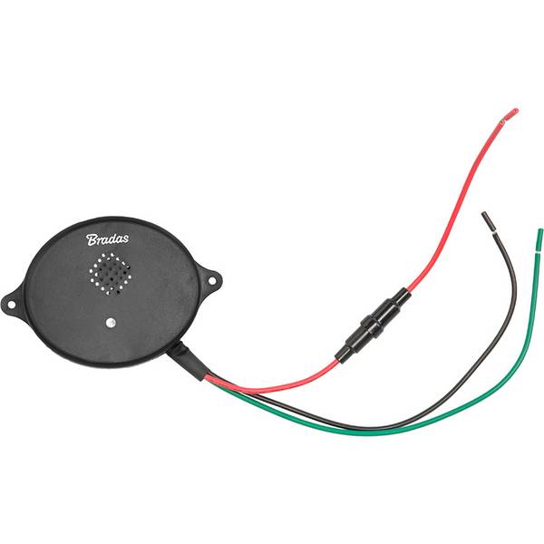 Auto-Nager- & Marderschreck schwarz zum Anschluss an eine 12V-Batterie mit Löche