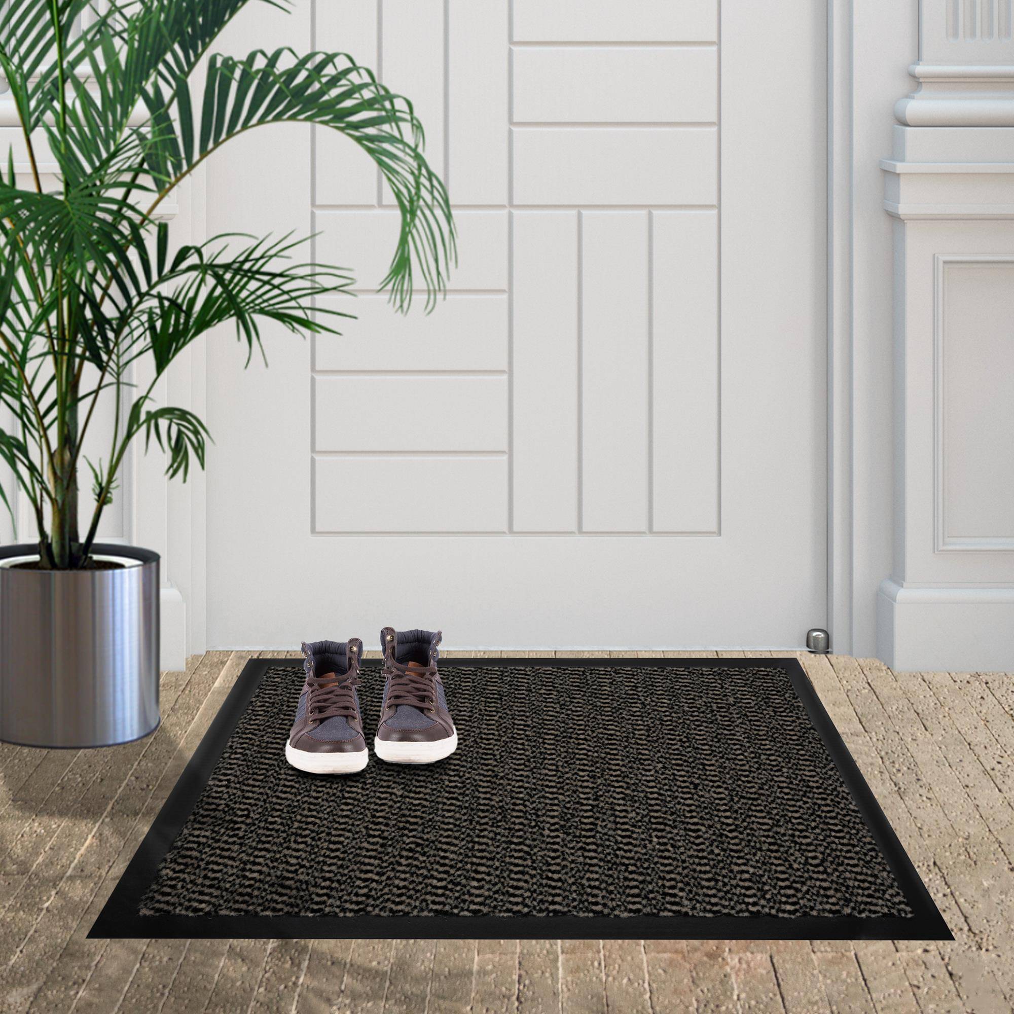 Furni24 Fußmatte - Beige-Schwarz, 40 x 60 cm-4