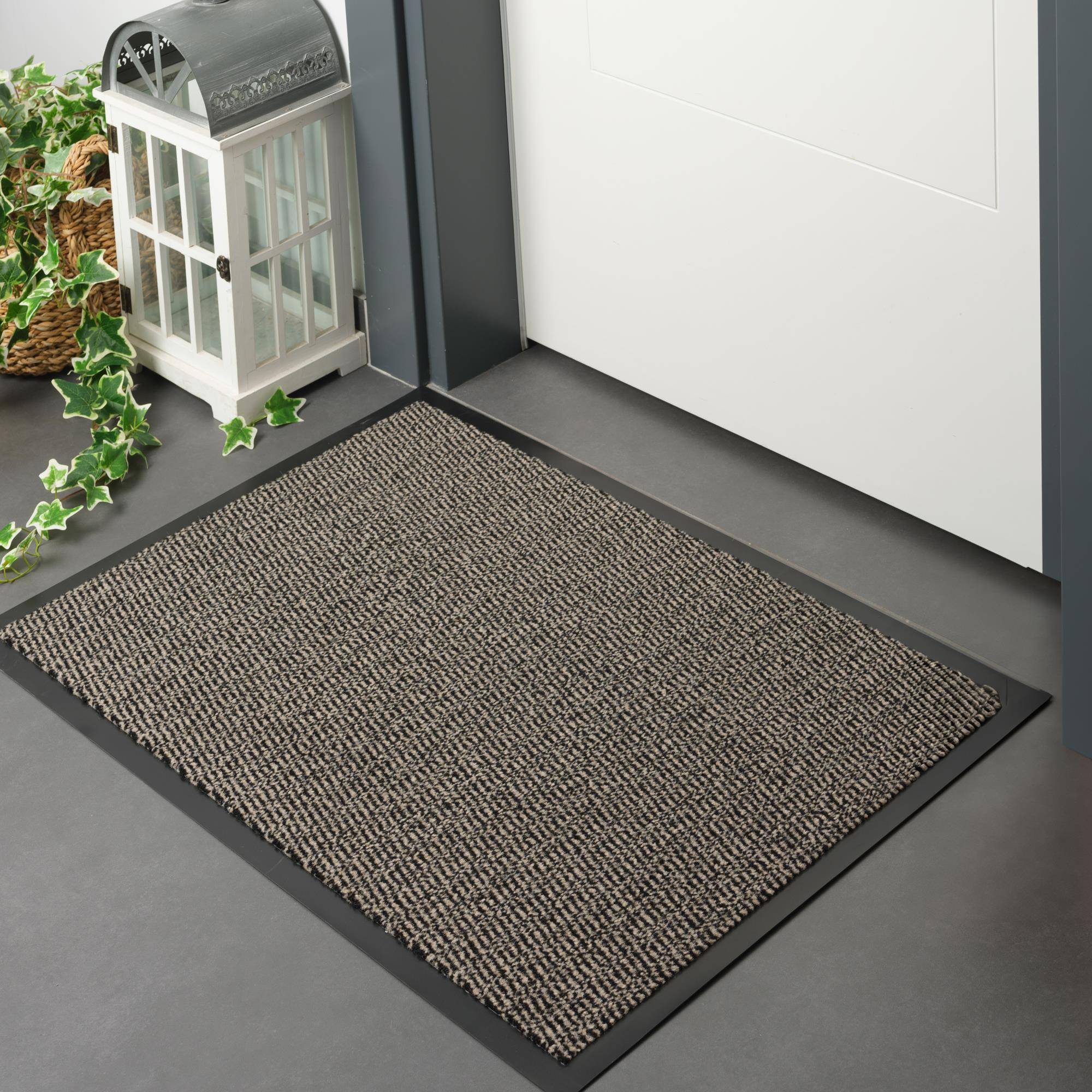 Furni24 Fußmatte - Beige-Schwarz, 60 x 90 cm-2