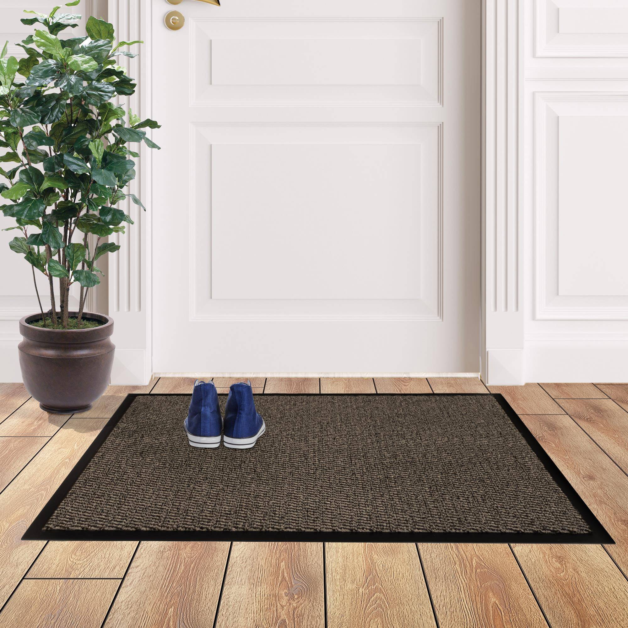 Furni24 Fußmatte - Beige-Schwarz, 80 x 120 cm-4