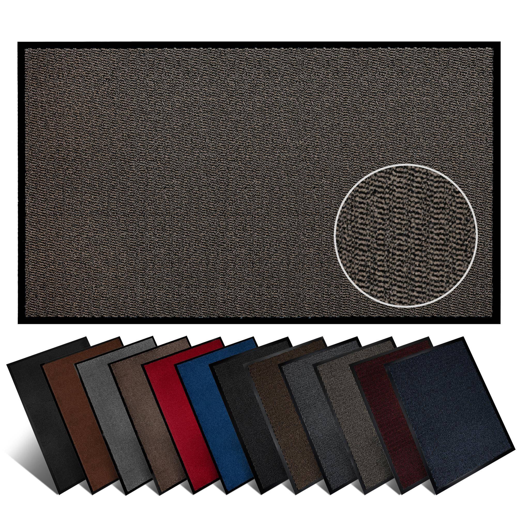 Furni24 Fußmatte - Beige-Schwarz, 90 x 150 cm-2