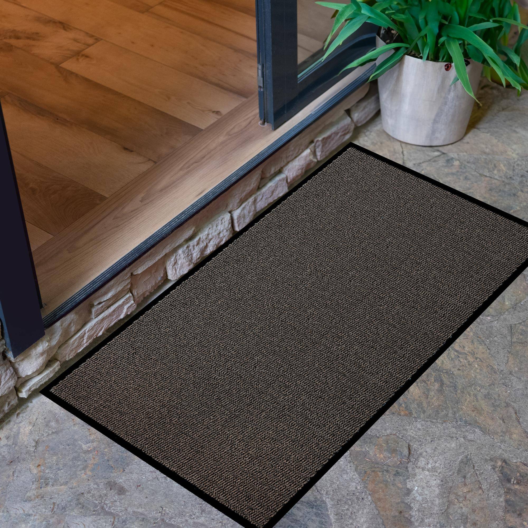 Furni24 Fußmatte - Beige-Schwarz, 90 x 150 cm-4
