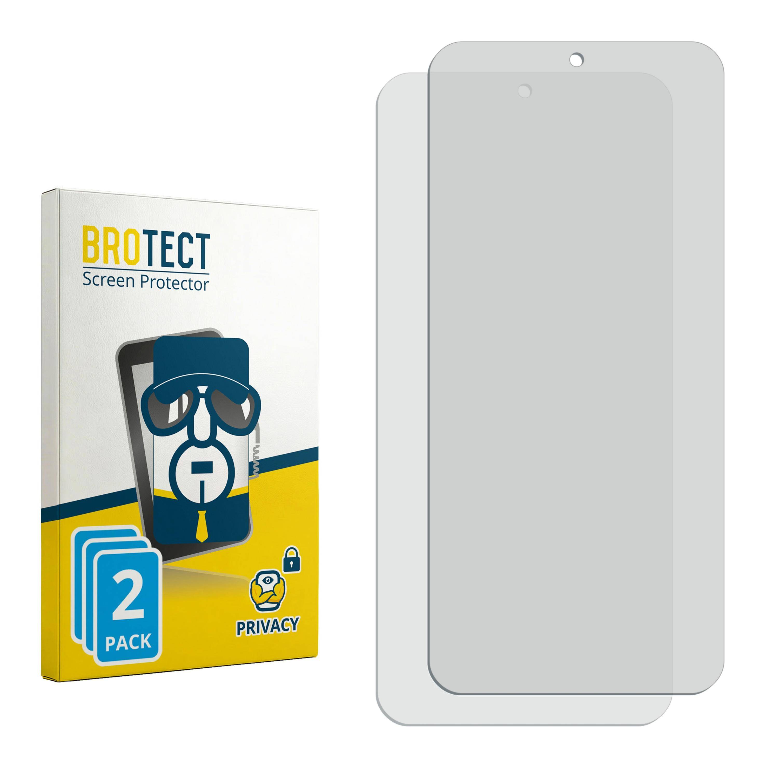 2x BROTECT Blickschutzfolie für Samsung Galaxy XCover 7 Pro Anti-Spy Privacy Blaulichtschutz Sichtschutzfolie-3