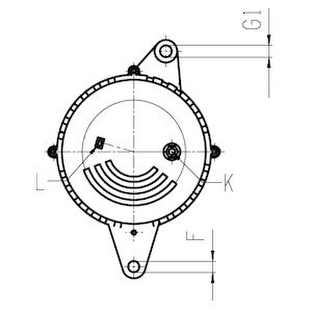 Lichtmaschine Generator 14V 90A Ø49,6 mm HC-CARGO für u.a. VW POLO-2