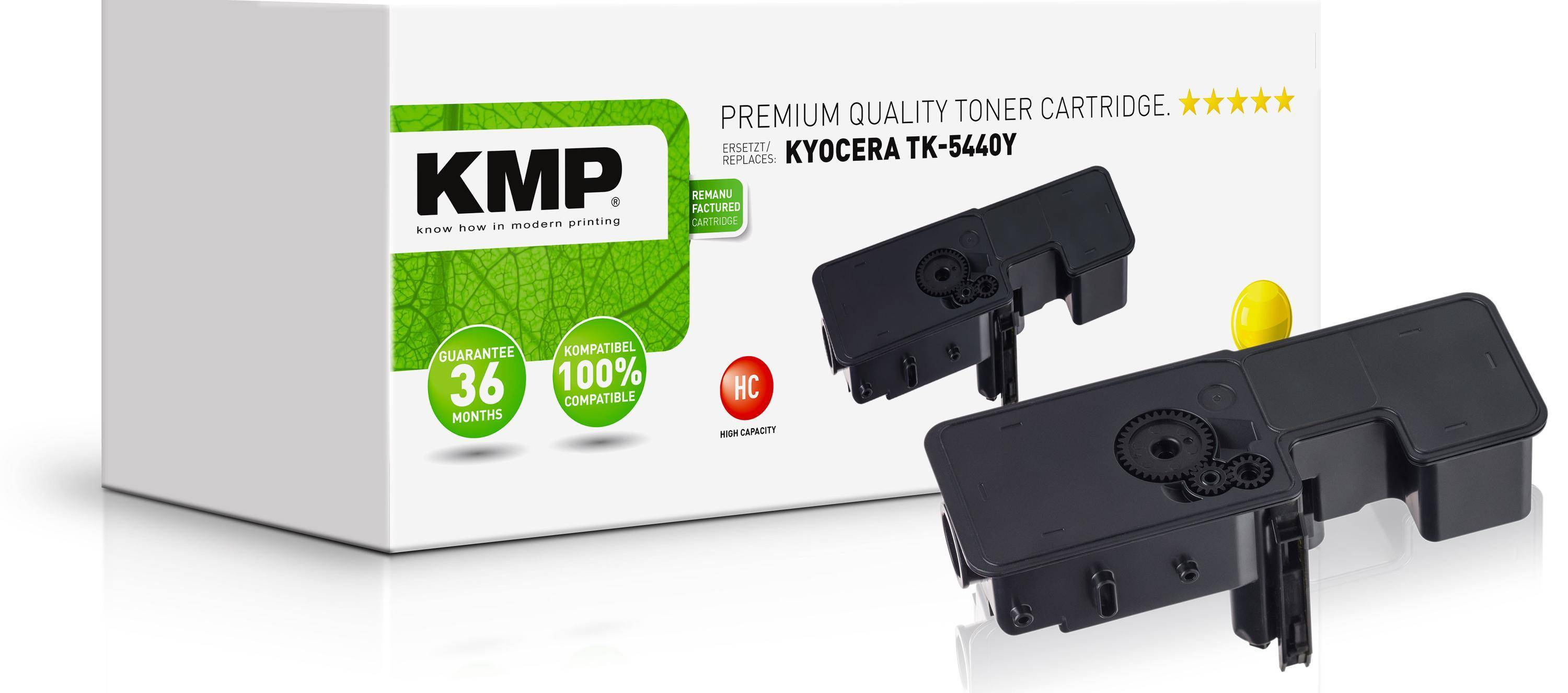 KMP Toner ersetzt Kyocera TK 5440y - Kompatibel - Wiederaufbereitet-0