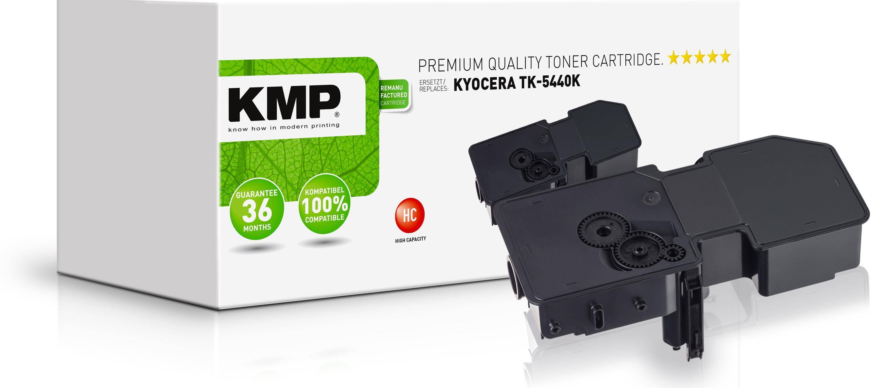 KMP Toner k. Kyocera TK-5440K - Kompatibel - Wiederaufbereitet-0