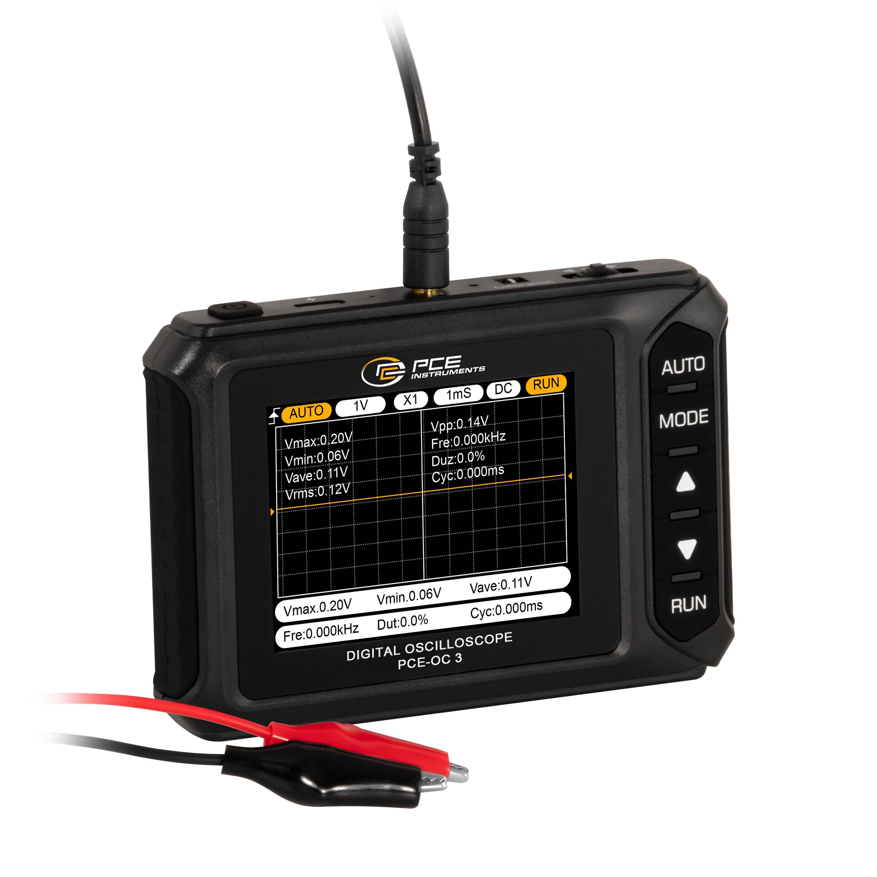 PCE Instruments PCE-OC 3 Digital-Oszilloskop 200 kHz 2.5 MSa/s Handgerät 1 St.