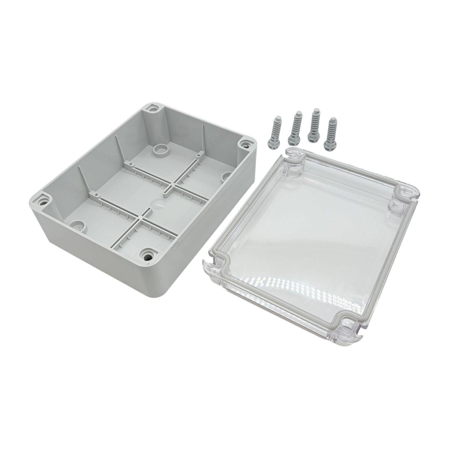 Symbolbild für Abzweigdose IP67 Sichttür 310 x 230 x 130 mm Aufputz Feuchtraumdose transparent Deckel