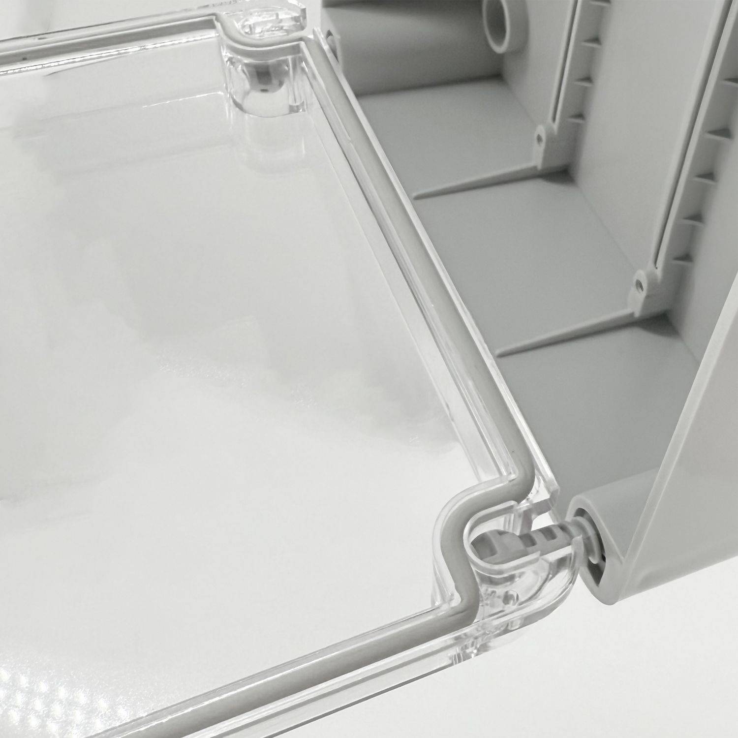 Abzweigdose IP67 Sichttür 310 x 230 x 130 mm Aufputz Feuchtraumdose transparent Deckel-2