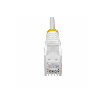 StarTech.com 1m White Slim CAT6 Ethernet Cable, Snagless, 28AWG, LSZH - Patch-Kabel - RJ-45 (M)-0