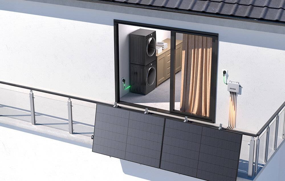 EcoFlow Stream 800W Mikro-Wechselrichter-Kit + PV- und AC-Kabel-0