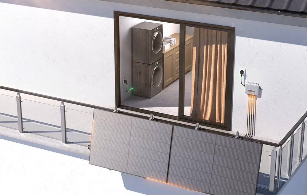 Satz mit 2x EcoFlow 250W-Photovoltaik-Paneel Starre Konstruktion-3