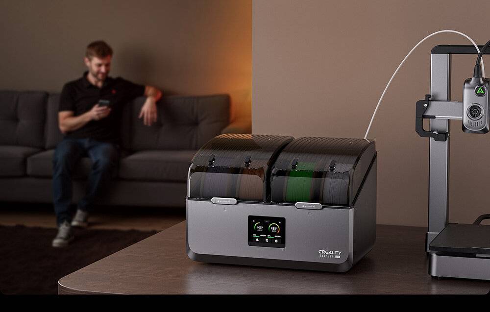 Creality SpacePi X4 Filament Trockenbox für 4 Spulen, bis 85°C, duale 200W PTC-Heizung-5