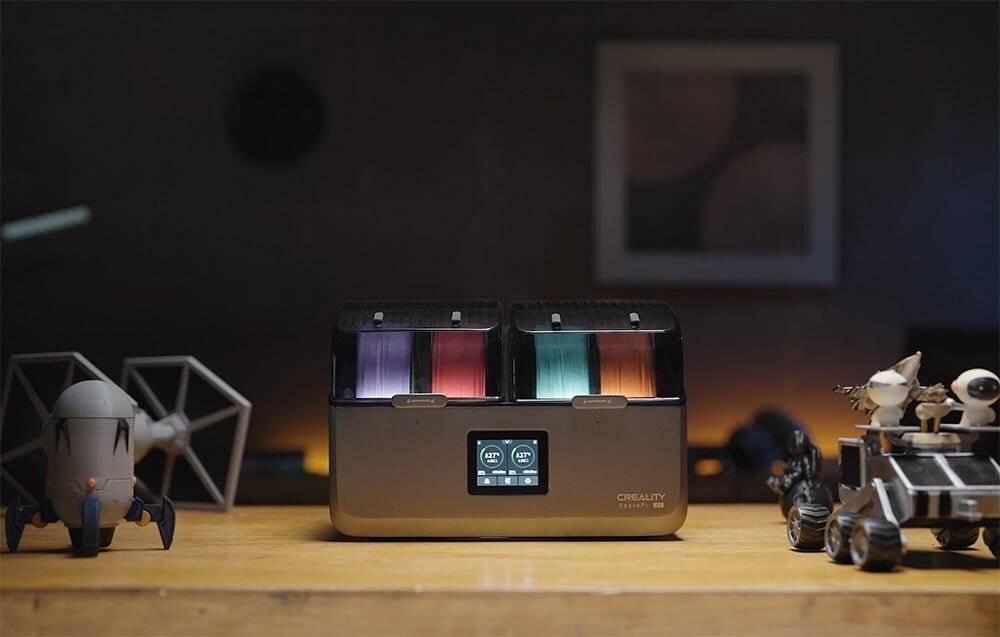 Preisbild für Creality SpacePi X4 Filament Trockenbox für 4 Spulen, bis 85°C, duale 200W PTC-Heizung