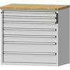 Schubladenschrank NFC-Schloss 7 Schubladen HxBxT 1020 x 1065 x 685 mm grau. Anton Kessel GmbH |