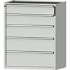 Schubladenschrank NFC-Schloss 5 Schubladen HxBxT 1280 x 1060 x 675 mm grau. Anton Kessel GmbH |